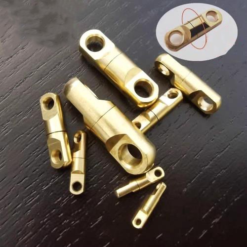 Custom Brass Aluminum CNC Machining Electronics Equipment Figure-Eight Universal Buckle Turning Fabrication Services